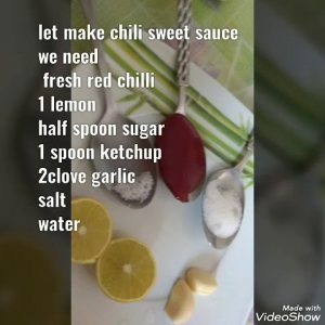 How I made chili sweet sauce Easy but taste good