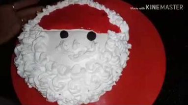CHRISTMAS DAY SPECIAL SANTA CLAUS CHOCOLATE BISCUITS CAKE BY VANDANA #*SANTA CLAUS CAKE#