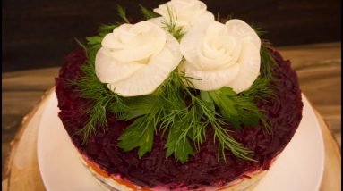 Russian Herring Under Fur Salad Recipe (Shuba)