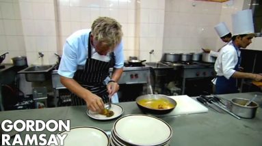 Gordon Ramsay Cooks An Indian Inspired Meal | Gordon's Great Escape