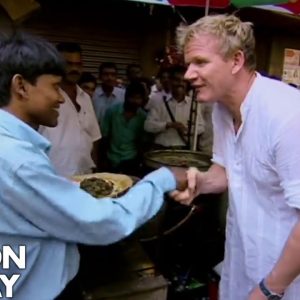Gordon Ramsay Cooks Indian Street Food For Locals | Gordon's Great Escape