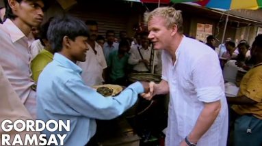 Gordon Ramsay Cooks Indian Street Food For Locals | Gordon's Great Escape