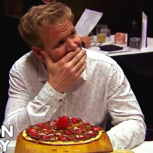 Ramsay Forced to Spit Out BACON & CHOCOLATE PIZZA! | Hotel Hell