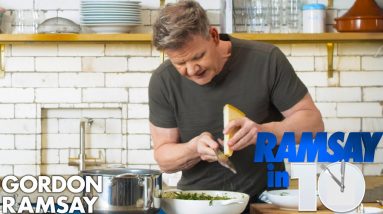 Can Gordon Ramsay Make a Cheesy Green Pasta in 10 Minutes? | Ramsay in 10