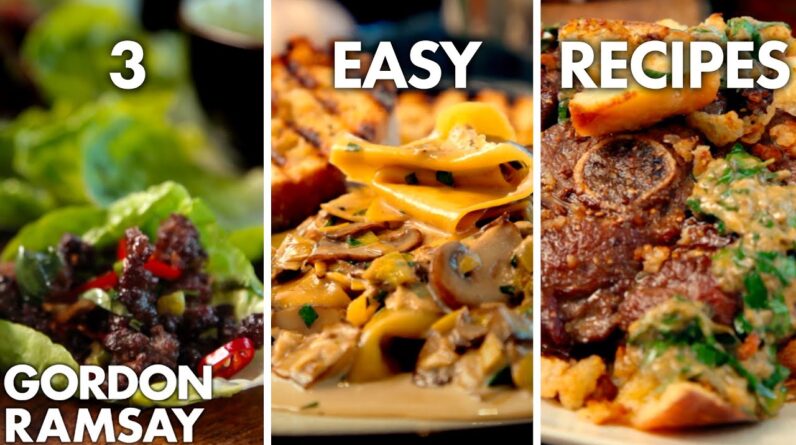Three Easy Recipes To Make Your Week Easier | Gordon Ramsay